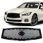 Ylt Auto Front Grille Bumper Cover 2014-2017 Infiniti Q50 Upper Shroud. Fixed Price $89.99.