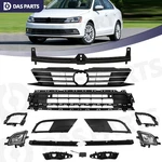 Bumper Upper Lower Grille Fog Light Bezel Bracket For 2015-2018 Vw Jetta. Fixed Price $112.96.