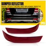 Pair Red Lens Rear Bumper Reflector For 2010-2012 Mercedes-benz Gl-class X164. Fixed Price $27.54.
