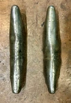 1935-1936 Ford Original Bumper Guards, Pair Front / Rear Rat Hot Rod. Fixed Price $29.99.