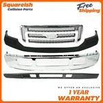Front Bumper Chrome + Grille Upper & Lower Cover 2005-2007 Ford F250 F350. Fixed Price $662.00.