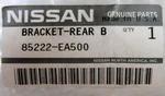 Genuine Oem Nissan 85222-EA500 Right Rear Bumper Bracket 2005-2012 Pathfinder. Fixed Price $46.99.
