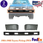 Front Steel Bumper Black + End Caps For 1984-1988 Toyota Pickup 2WD. Fixed Price $121.96.