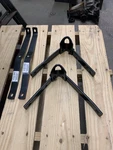 Mgb Roadster Gt Body Chrome Bumper Iron Bracket Lot Of 4 Front Rear. Fixed Price $98.00.