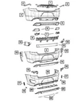 Genuine Mopar 2015-2023 Dodge Charger Bumper Fascia Bracket Left 68280727AA. Fixed Price $32.39.