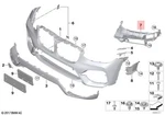 Genuine Bmw X3 G01 G08 18D 20DX 20I 1.6 Support Fog Lamp Left 51119477639. Fixed Price $82.98.