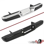 For Dodge Dakota 1997-2004 Black/ Chrome Rear Step Bumper Assembly/ Face Bar. Fixed Price $154.00.