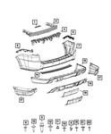 Genuine Mopar Exhaust Shield Left 68193403AB. Fixed Price $126.40.