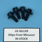 (pack Of 4) Special Hex Head Slotted License Plate Screws Ford Lincoln Merc. Fixed Price $10.85.