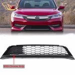 For Honda Accord 2016 - 2017 Sedan Front Bumper Lower Grille W/chrome Trim. Fixed Price $37.20.