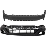 Pair Bumper Covers Facias Set Of Front Upper For Vw Volkswagen Atlas 2018-2020. Fixed Price $258.12.