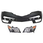Bumper Cover + Headlight Set Halogen For 2010-2013 Acura Mdx Base. Fixed Price $1905.31.