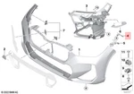 Genuine Bmw U11 U12 IX1 EDRIVE20 Bumper Guide Right Top 51119883590. Fixed Price $39.70.