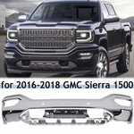 Chrome Front Bumper For 2016-2018 Gmc Sierra 1500 With Sensor Holes Us. Fixed Price $233.58.