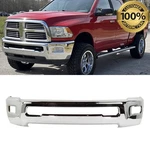Chrome Front Bumper Face Bar With Fog Light Holes For 2011-2018 Ram 2500 3500 Us. Fixed Price $318.99.