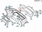 Mercedes-benz Sl R231 Rear Bumper Tow Hook Cover A23188537239999. Fixed Price $77.00.