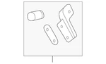 Genuine Nissan Lift-gate Support Strut Holder 90476-3KA1C. Fixed Price $51.89.