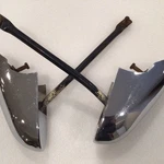 Pair Of Rear Bumper Overriders For Triumph TR4A TR250 1961-69 ???. Fixed Price $100.00.