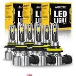 6-60X Auxito 9005+9006+H11 Led Headlight High Low Beam Bulbs Canbus White. Fixed Price $47.49.