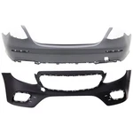 Bumper Covers Facias Set Of 2 Front & Rear For Mb Mercedes Class Sedan Pair. Fixed Price $291.48.