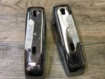 1965 Plymouth Fury Ii Vip Body Mopar Nos Chrome Rear Bumper Guards 2461240-1. Fixed Price $175.00.