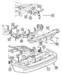 Genuine Mopar Fascia Bracket Right 55077568AC. Fixed Price $34.24.