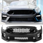 Fits 2015-2017 Ford Mustang Mach Style Front Bumper & Lip Replacement. Fixed Price $674.09.
