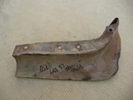 Used 1957 Thunderbird Front Bumper Stone Deflector Left Side Fomoco. Fixed Price $195.00.