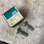 Nos 1958-1966 Chevrolet Fleetside Pickup Latch Bar Pivot Bolts (2) 351797 Oem Gm. Fixed Price $30.00.