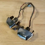 1970 1971 Pair Ford Mercury Capri MK1 License Plate Light Assy 70EG-13553A-A Oem. Fixed Price $179.01.