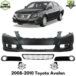 Front Bumper Cover Primed Plastic & Fog Lights Kit For 2008-2010 Toyota Avalon. Fixed Price $270.17.