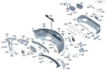 Genuine Mercedes-benz Basic Carrier Bumper 192-880-95-02. Fixed Price $77.00.