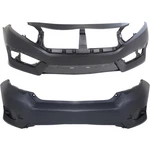 Bumper Cover Set For 2016-18 Honda Civic Si Model Sedan Usa Built Front And Rear. Fixed Price $235.32.