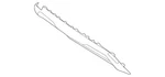 Genuine Mercedes-benz Bumper Cover Spacer Panel 167-885-33-00. Fixed Price $612.00.
