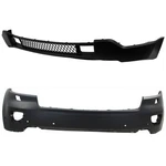 Pair Bumper Covers Facias Set Of Front Upper For Jeep Grand Cherokee 2011-2013. Fixed Price $168.37.