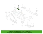 Hyundai 86582-2E000 Right Front Bumper Cover Side Bracket For 05-09 Tucson. Fixed Price $44.97.