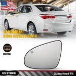 Driver Side Rear View Mirrors Glass With Heated For 2014-2019 Toyota Corolla. Fixed Price $17.09.
