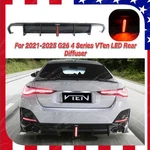 For 21-25 Bmw G26 Series M440I Grancoupe Dual Exhaust Led Rear Bumper Diffuser. Fixed Price $417.99.