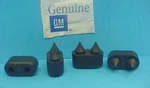 4 Genuine Gm 1967-1990 Oldsmobile Rubber Front Rear Door Bumpers Stops Jamb Nos. Fixed Price $44.99.