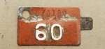 Vintage License Plate Year 1960 Chevy Ford Dodge Topper. Fixed Price $29.95.