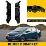 Pair For Honda Civic Sedan Front Bumper Bracket Holder Beam Lh &rh 71198-TR0-A01. Fixed Price $10.44.