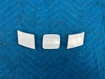 Lexus LS460 Rear Bumper Plate & Hole Covers 3PC Set WHITE:2MH 2013-2017 Oe. Fixed Price $30.00.