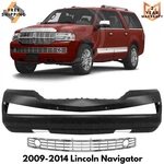 Front Bumper Cover & Lower Grille Kit For 2009-2014 Lincoln Navigator Base. Fixed Price $715.00.