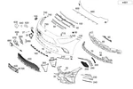Genuine Mercedes-benz Cover Bumper Area 257-885-72-01. Fixed Price $77.44.