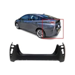 Bumper Cover For 2016-2018 Toyota Prius W/o Park Holes TO1100319 Rear Primed. Fixed Price $143.90.