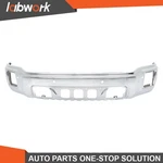 Labwork Chrome Split Front Bumper For Gmc Sierra 1500 2014-2015 W/ Sensor Hole. Fixed Price $133.01.