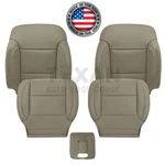 2014 - 2019 Chevy Suburban Tahoe Premier Ltz Tan Leather Replacement Seat Cover. Fixed Price $727.00.