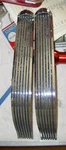 Ca PARTS---1956 Pontiac Rear 1/4 Trims Water Falls 1955 1950S' Gm. Fixed Price $135.00.