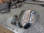 1956 Chevy Attic Find Rh Rear Bumper Bel Air 150 210 Chevrolet Right Back End. Fixed Price $100.00.