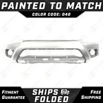 New Painted *040 White* Front Bumper Cover Fascia For 2012-2015 Toyota Tacoma. Fixed Price $380.99.
